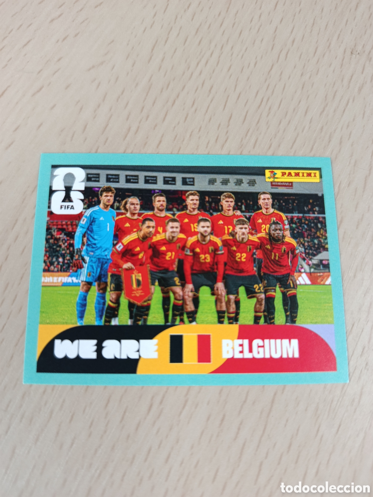 Sammeln alte Sammelbilder: SELECION EQUIPO BELGICA BEL 13 FIFA WORLD CUP 26 2026 MUNDIAL 26 2026 PANINI