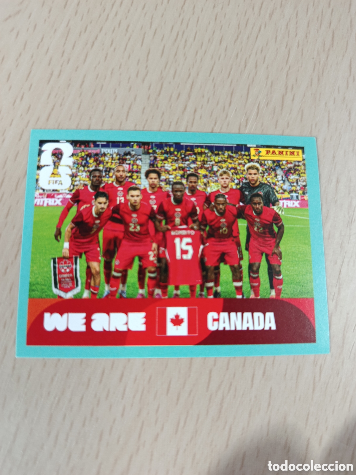 Collectionnisme Cartes &agrave; collectionner anciennes: SELECION EQUIPO CANADA CAN 13 FIFA WORLD CUP 26 2026 MUNDIAL 26 2026 PANINI