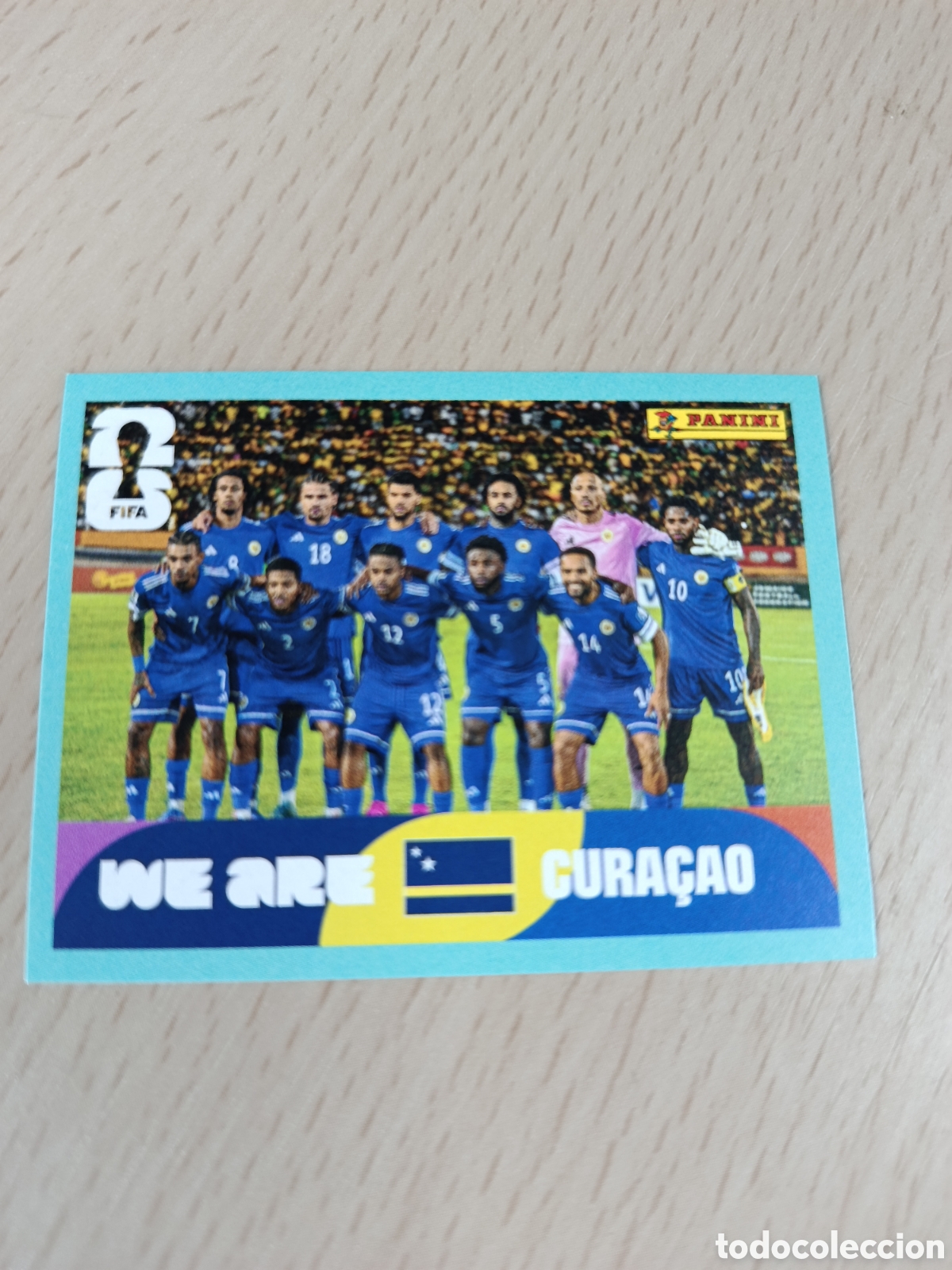 Collectable Antique Stickers: SELECION EQUIPO CURA&Ccedil;AO CURAZAO CUW 13 FIFA WORLD CUP 26 2026 MUNDIAL 26 2026 PANINI