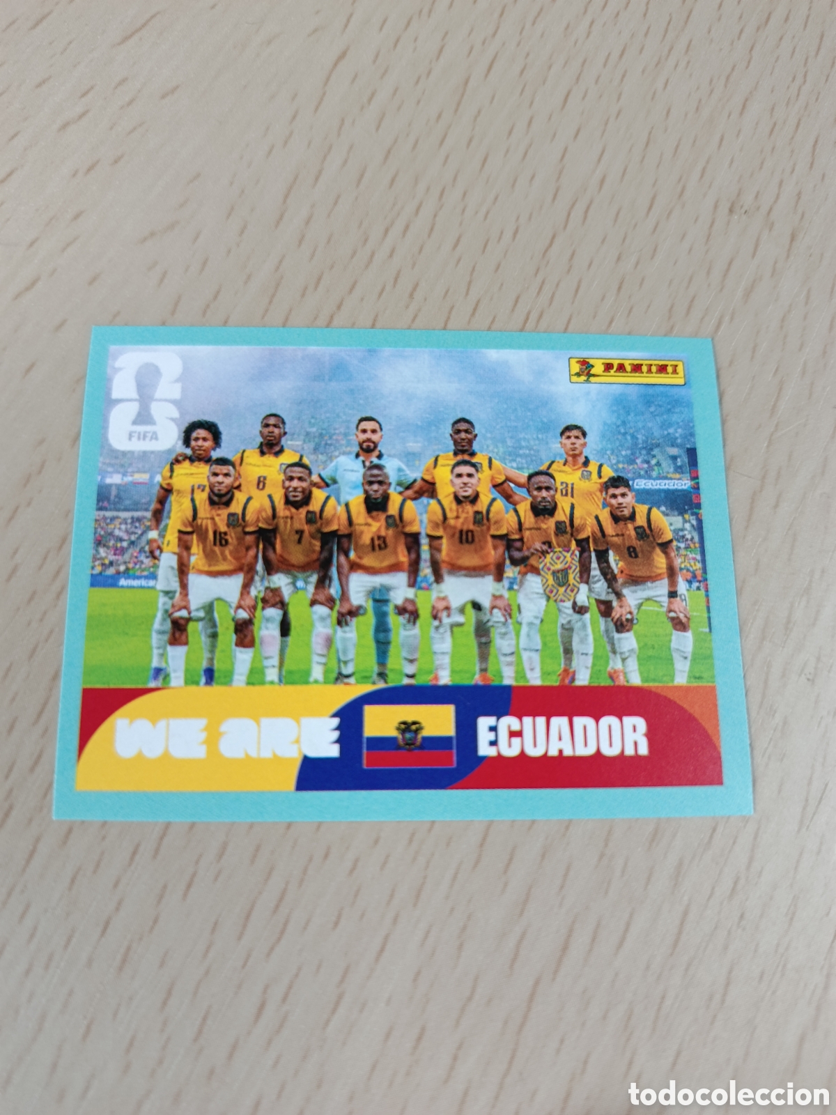 Collectable Antique Stickers: SELECION EQUIPO ECUADOR ECU 13 FIFA WORLD CUP 26 2026 MUNDIAL 26 2026 PANINI