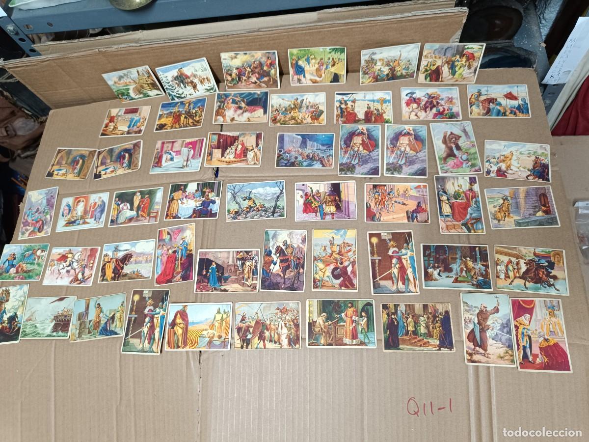 Coleccionismo cromos antiguos: ANTIGUA COLECCION, 51 CROMOS DE HISTORIA DE ESPA&Ntilde;A, PUBLICIDAD CHOCOLATES JAIME BOIX BARCELONA -P19