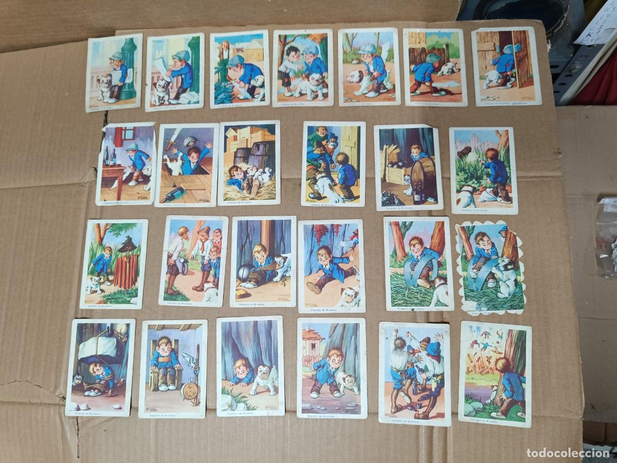 Coleccionismo cromos antiguos: ANTIGUA COLECCION, 25 CROMOS, DETECTIVE BOBBY , PUBLICIDAD CHOCOLATES AMATLLER BARCELONA -P19