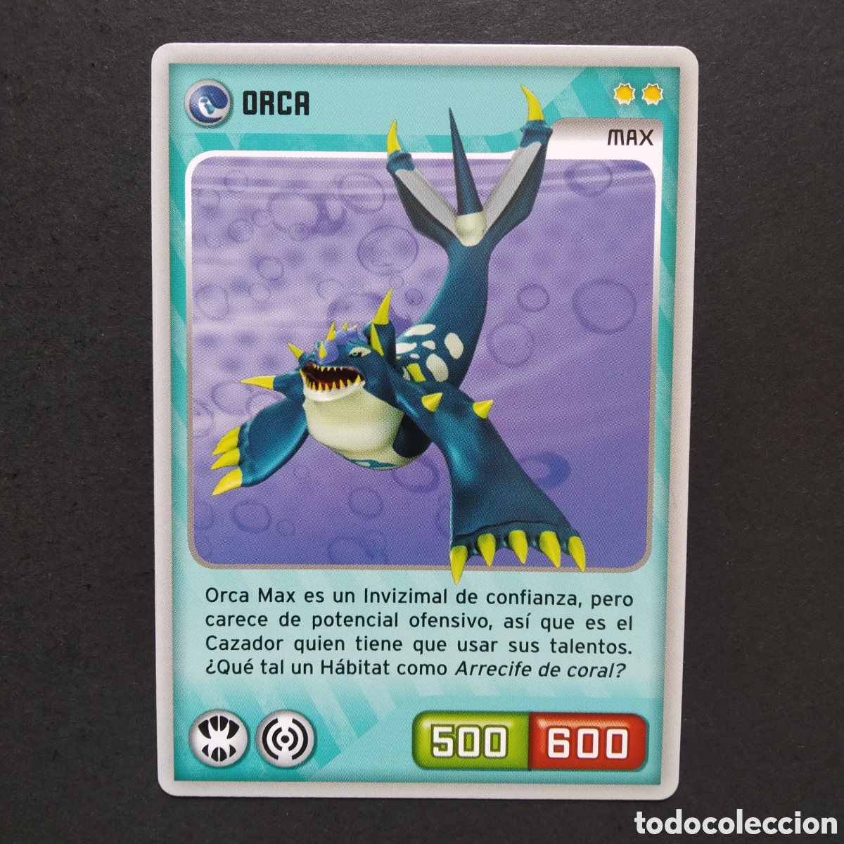 Coleccionismo cromos antiguos: CROMO - N&ordm; 231 - ORCA - INVIZIMALS, DESAFIOS OCULTOS - PANINI - A&Ntilde;O 2013
