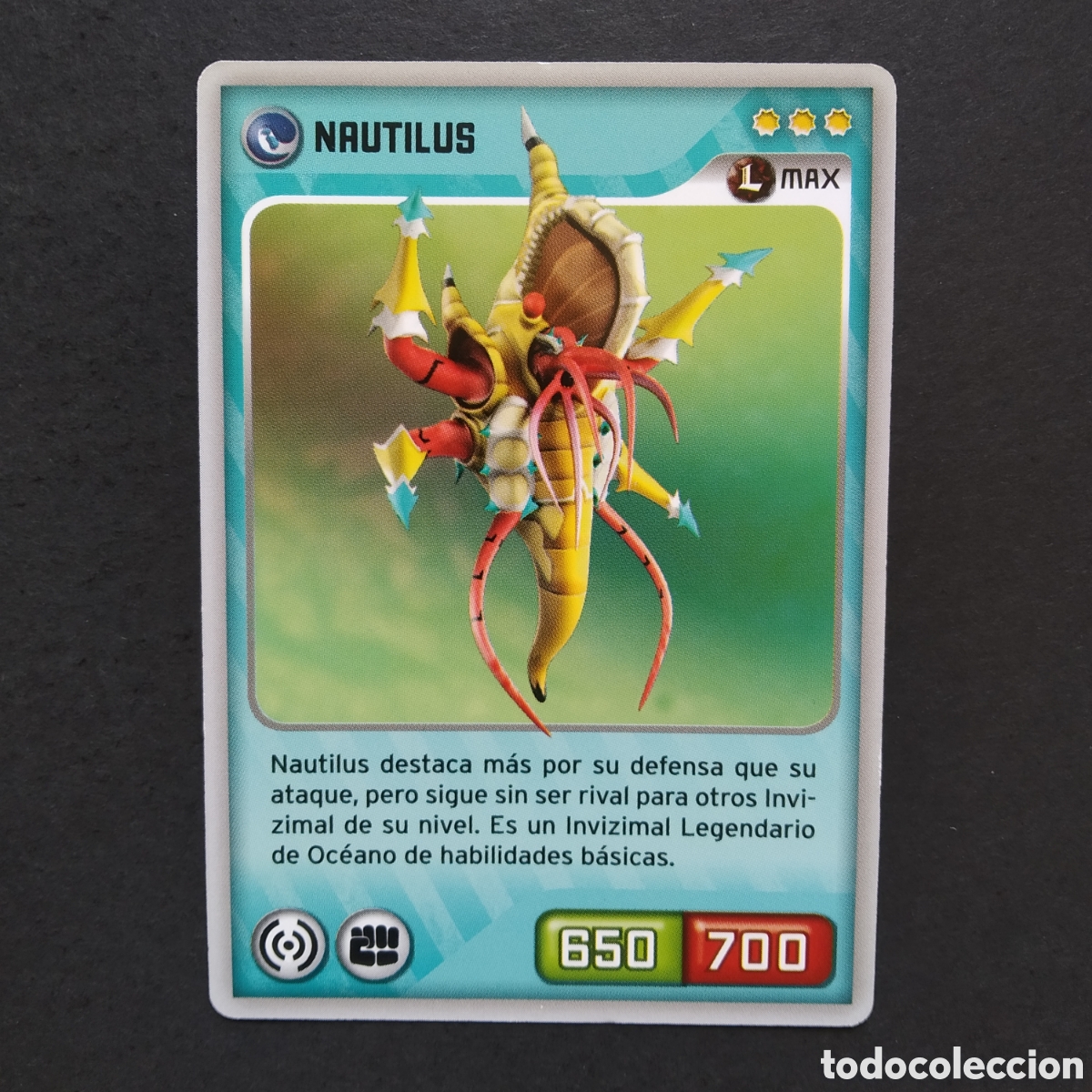 Coleccionismo cromos antiguos: CROMO - N&ordm; 245 - NAUTILUS - INVIZIMALS, DESAFIOS OCULTOS - PANINI - A&Ntilde;O 2013