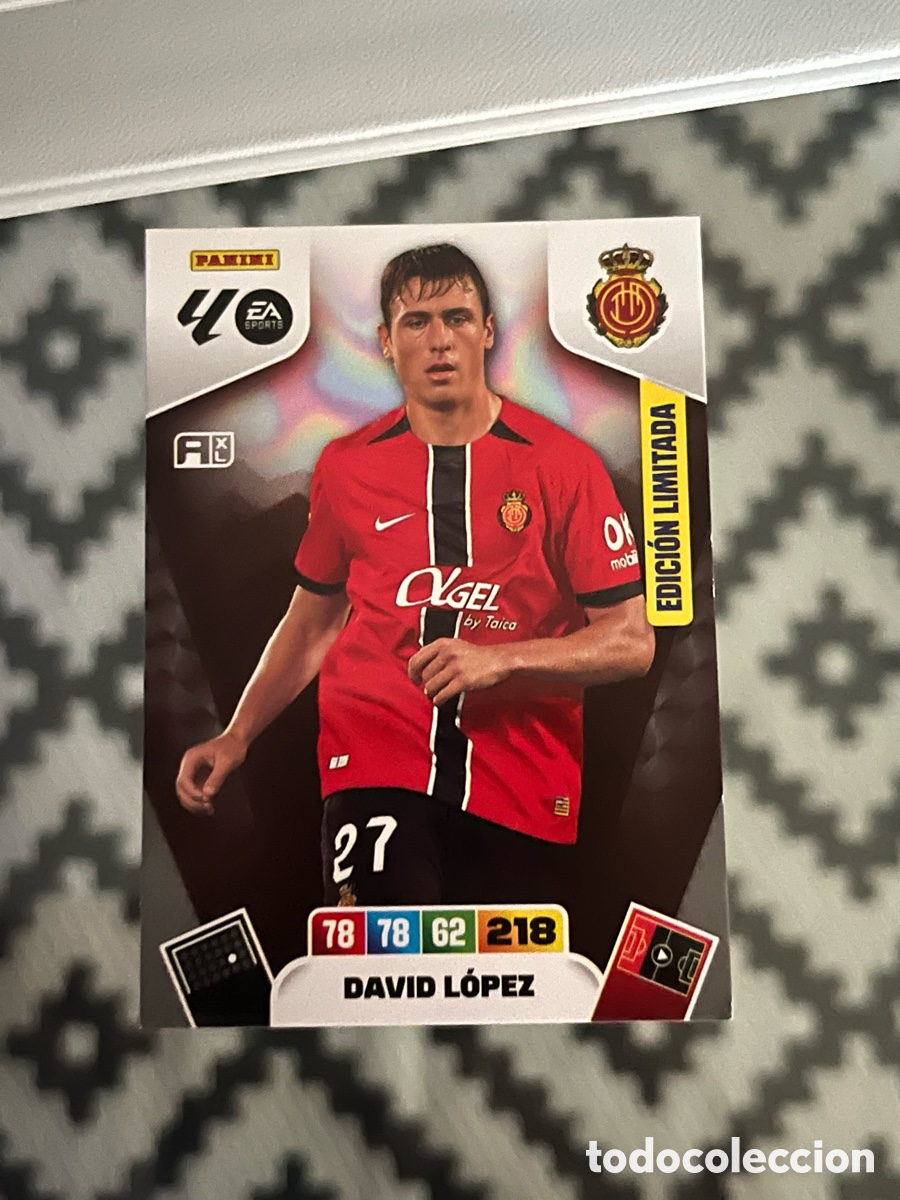 Coleccionismo cromos antiguos: DAVID L&Oacute;PEZ LAST MOMENT EDICI&Oacute;N LIMITADA ADRENALYN 2025 2026 25 26 MALLORCA