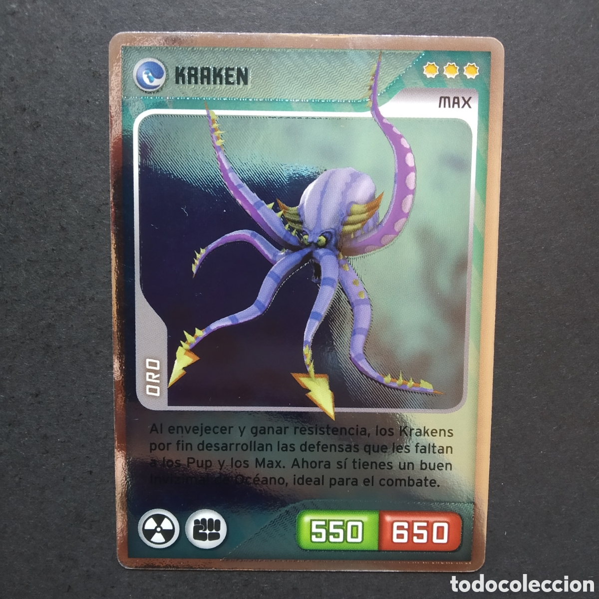 Coleccionismo cromos antiguos: CROMO - N&ordm; 252 - KRAKEN - INVIZIMALS, DESAFIOS OCULTOS - PANINI - A&Ntilde;O 2013