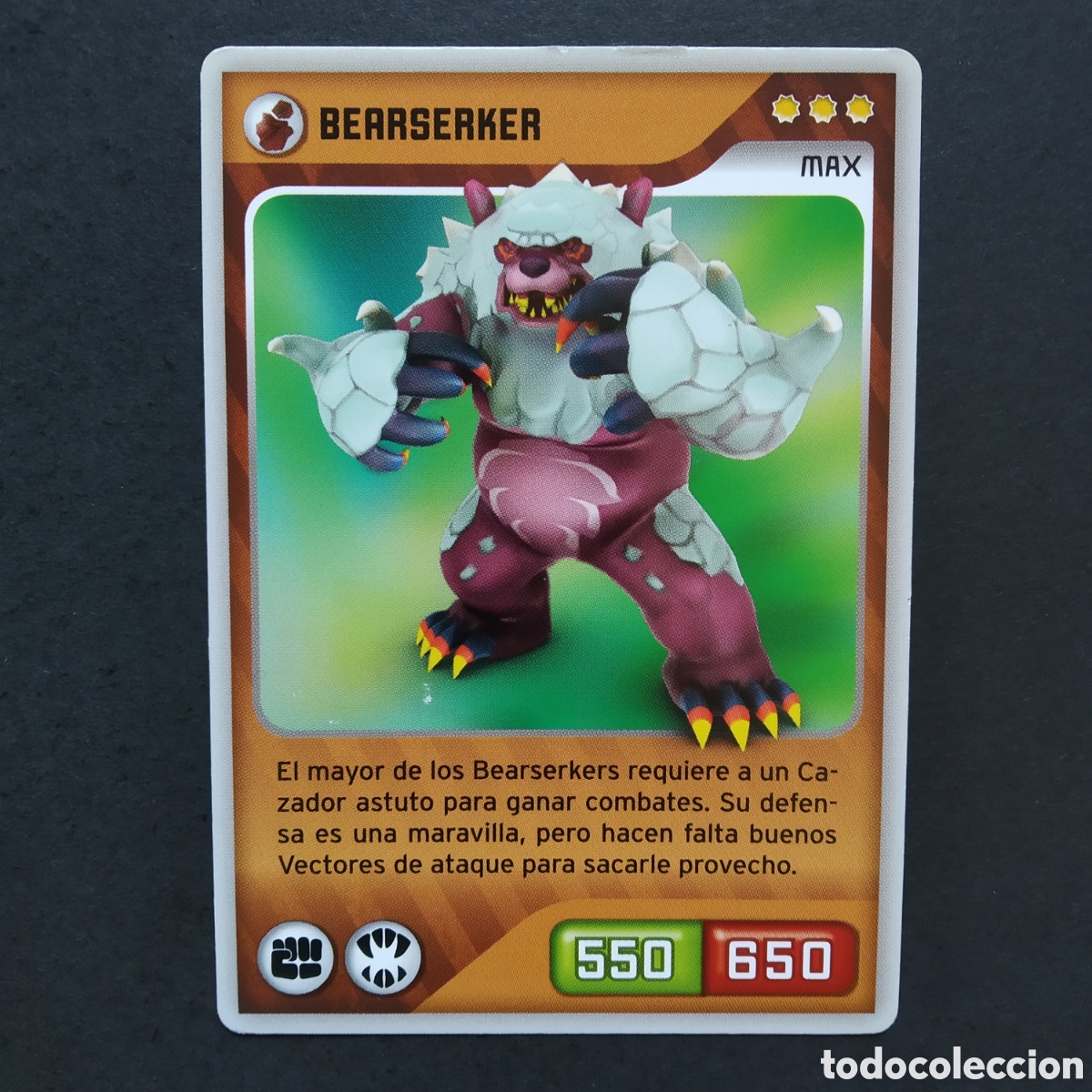 Coleccionismo cromos antiguos: CROMO - N&ordm; 255 - BEARSERKER - INVIZIMALS, DESAFIOS OCULTOS - PANINI - A&Ntilde;O 2013