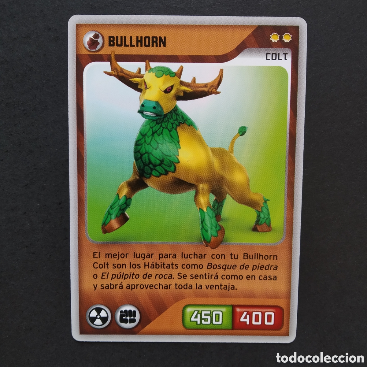 Coleccionismo cromos antiguos: CROMO - N&ordm; 260 - BULLHORN - INVIZIMALS, DESAFIOS OCULTOS - PANINI - A&Ntilde;O 2013