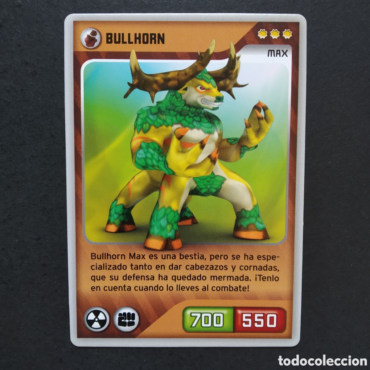 Coleccionismo cromos antiguos: CROMO - N&ordm; 261 - BULLHORN - INVIZIMALS, DESAFIOS OCULTOS - PANINI - A&Ntilde;O 2013