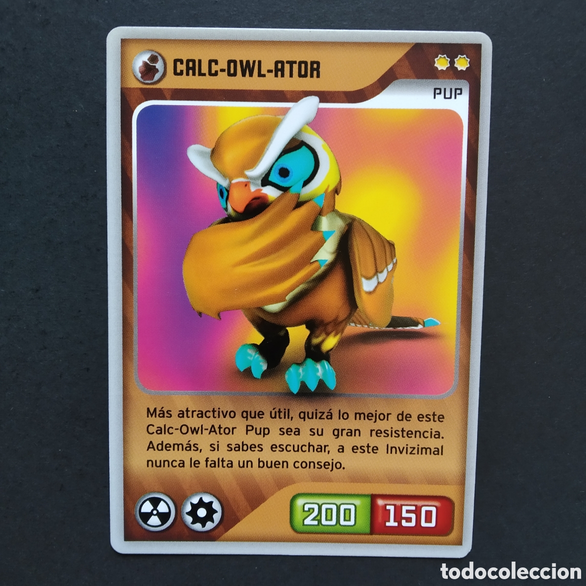 Coleccionismo cromos antiguos: CROMO - N&ordm; 262 - CALC-OWL-ATOR - INVIZIMALS, DESAFIOS OCULTOS - PANINI - A&Ntilde;O 2013