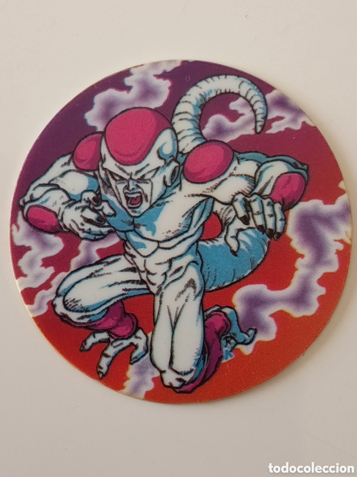 Coleccionismo cromos antiguos: Tazo Drag&oacute;n Ball Z n&uacute;mero 1 Freeza