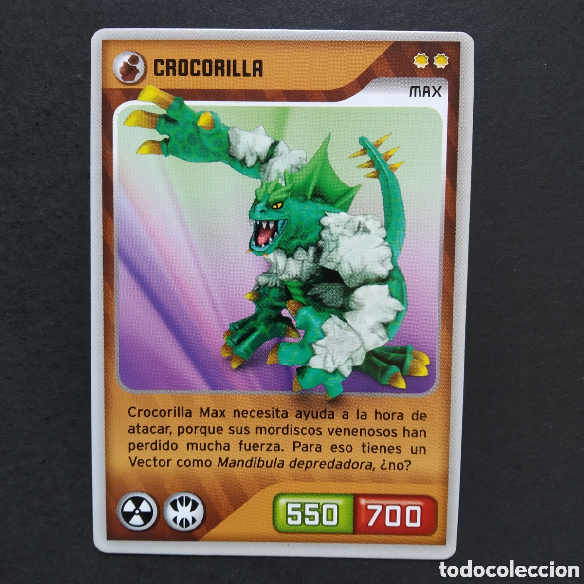 Coleccionismo cromos antiguos: CROMO - N&ordm; 270 - CROCORILLA - INVIZIMALS, DESAFIOS OCULTOS - PANINI - A&Ntilde;O 2013