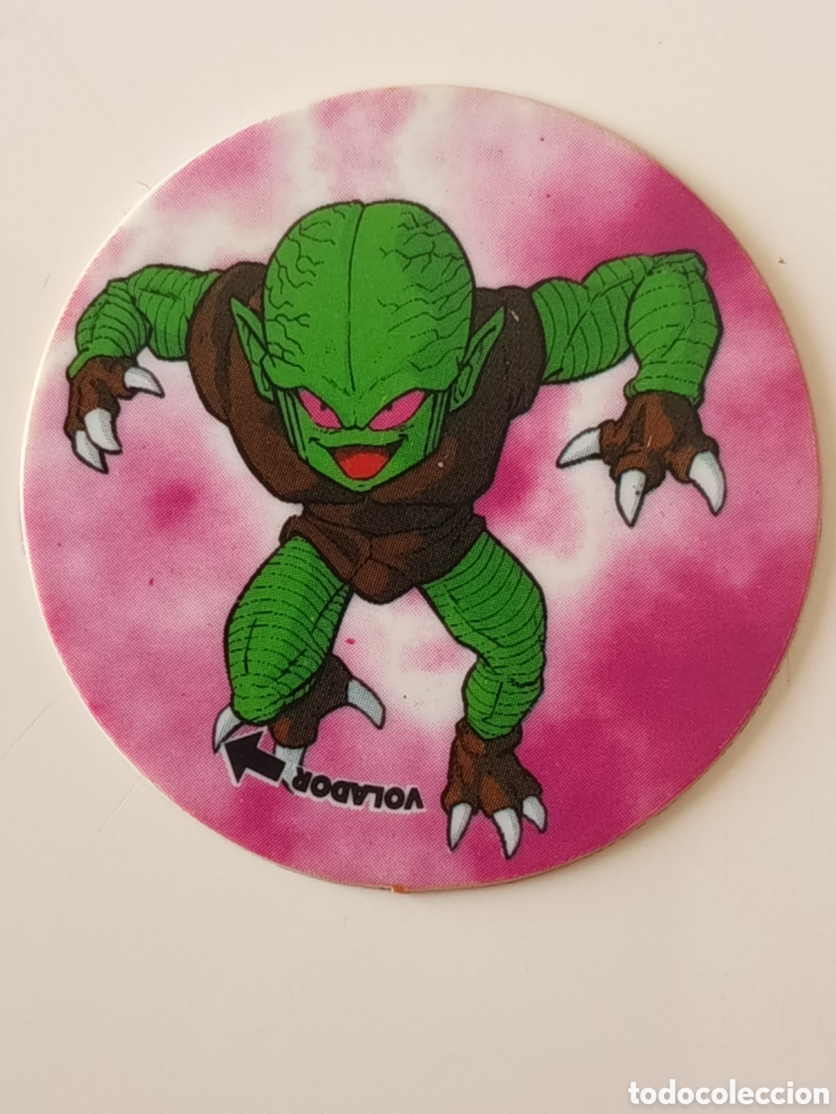 Coleccionismo cromos antiguos: Tazo Drag&oacute;n Ball Z n&uacute;mero 7 Saibamans