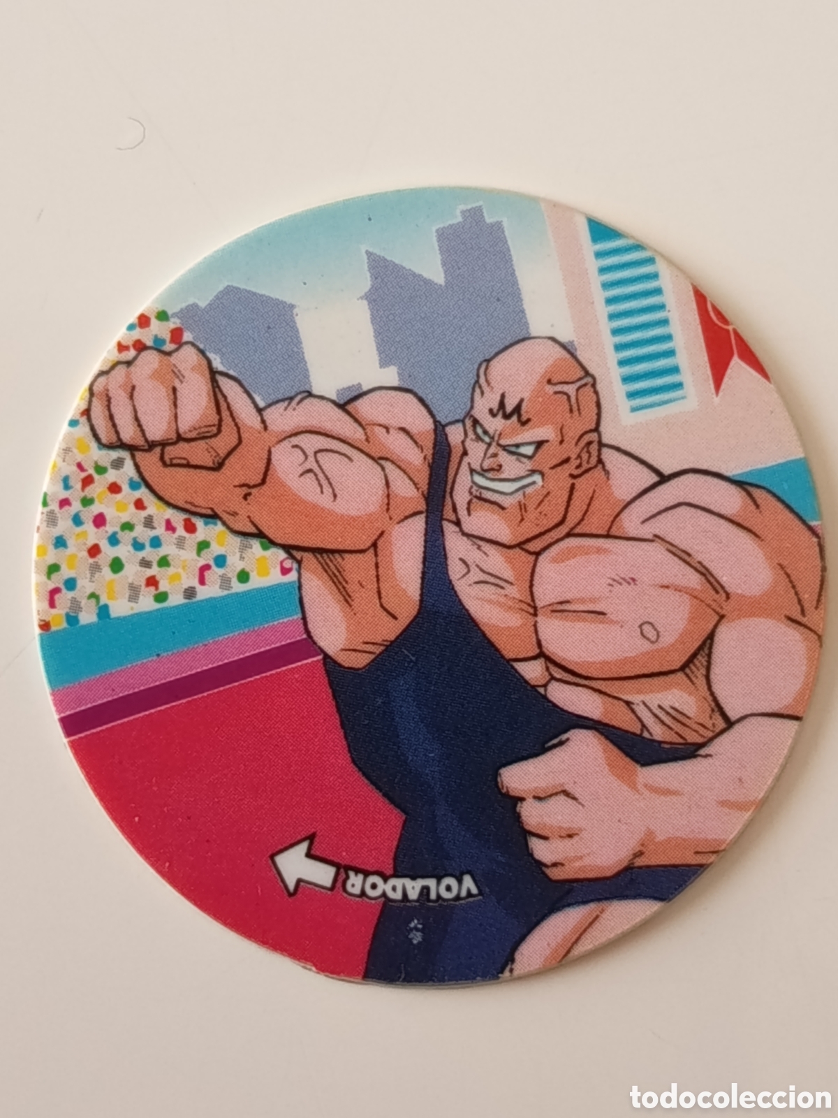 Coleccionismo cromos antiguos: Tazo Drag&oacute;n Ball Z n&uacute;mero 9 Spopobich