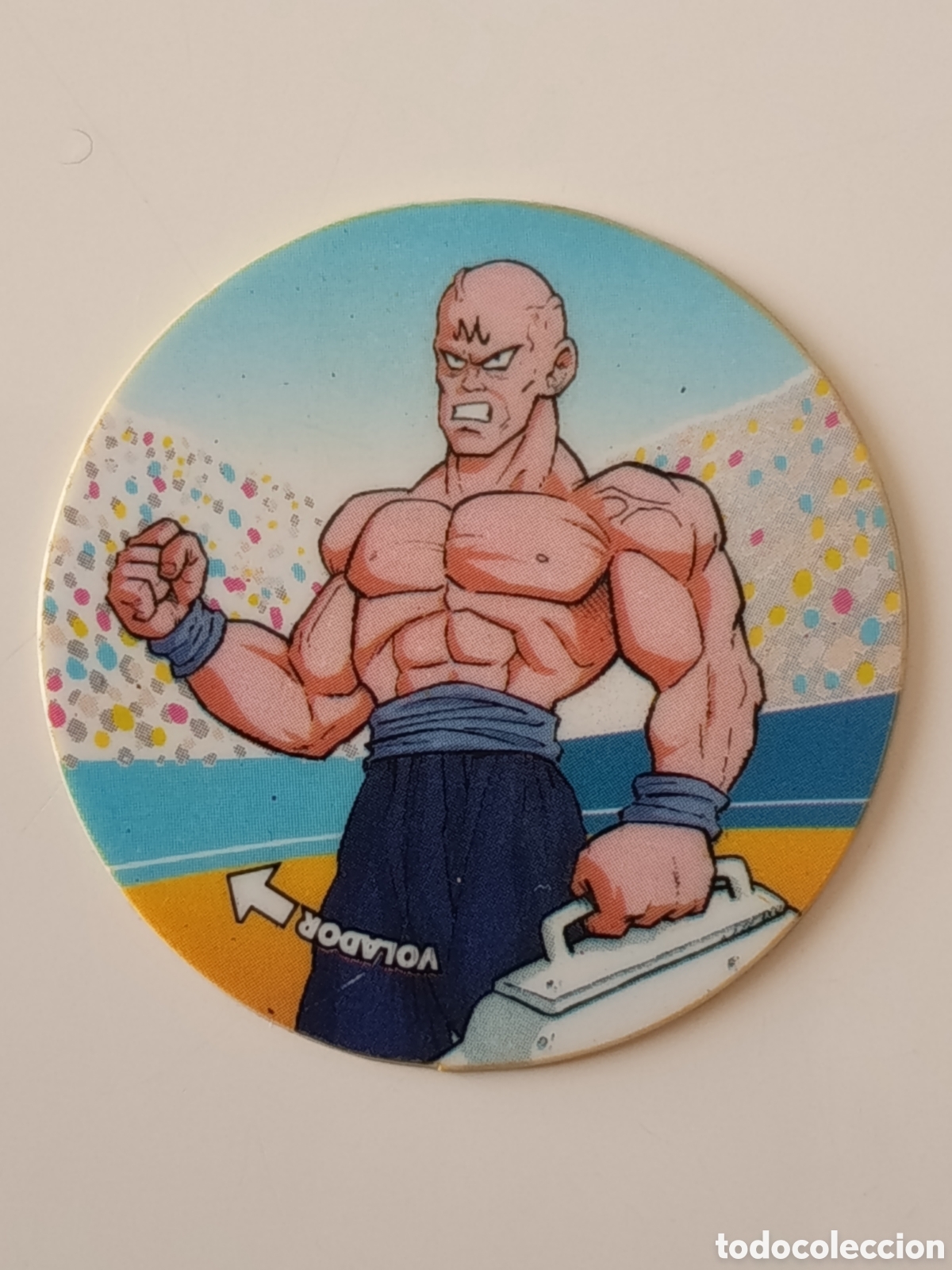 Coleccionismo cromos antiguos: Tazo Drag&oacute;n Ball Z n&uacute;mero 10 Yamu