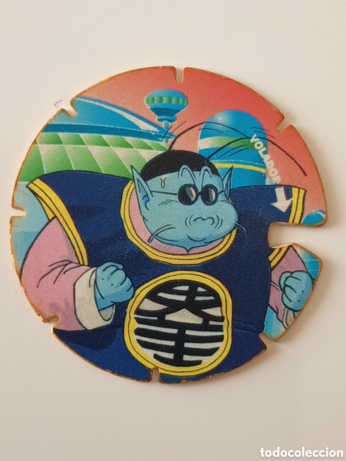 Coleccionismo cromos antiguos: Tazo Drag&oacute;n Ball Z serie Roja n&uacute;mero 24 Kaito