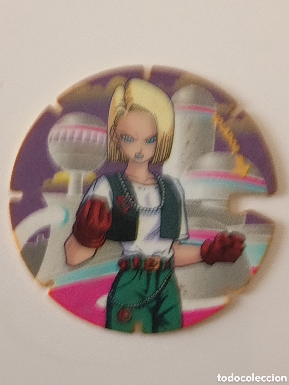 Coleccionismo cromos antiguos: Tazo Drag&oacute;n Ball Z serie Roja n&uacute;mero 27 A-18