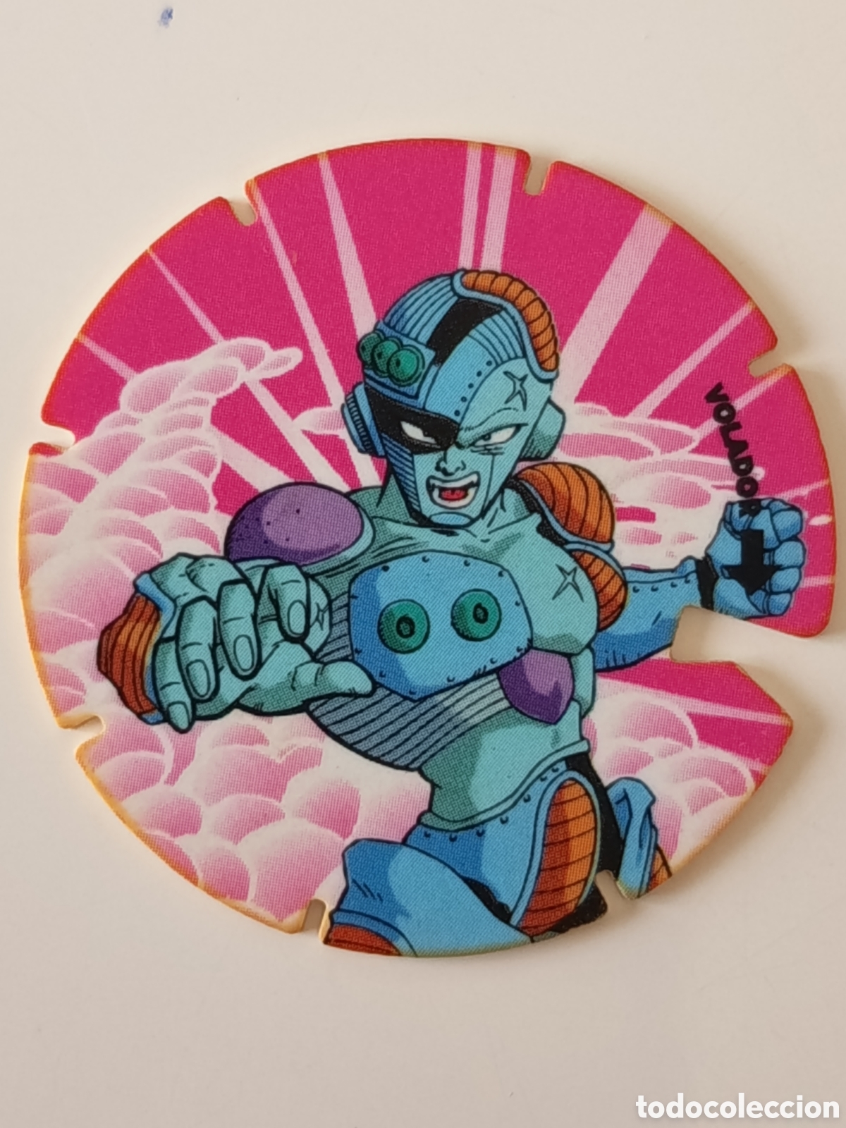 Coleccionismo cromos antiguos: Tazo Drag&oacute;n Ball Z serie Roja n&uacute;mero 28 Freeza