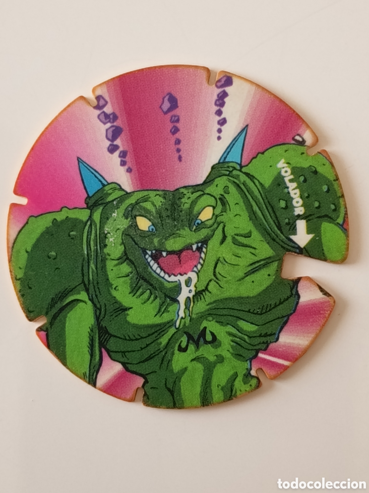 Coleccionismo cromos antiguos: Tazo Drag&oacute;n Ball Z serie Roja n&uacute;mero 16 Yakon