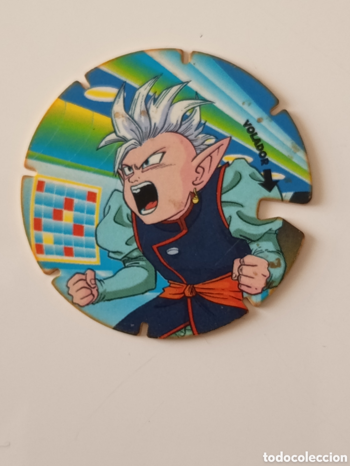 Coleccionismo cromos antiguos: Tazo Drag&oacute;n Ball Z serie Roja n&uacute;mero 21 Kaito Shin