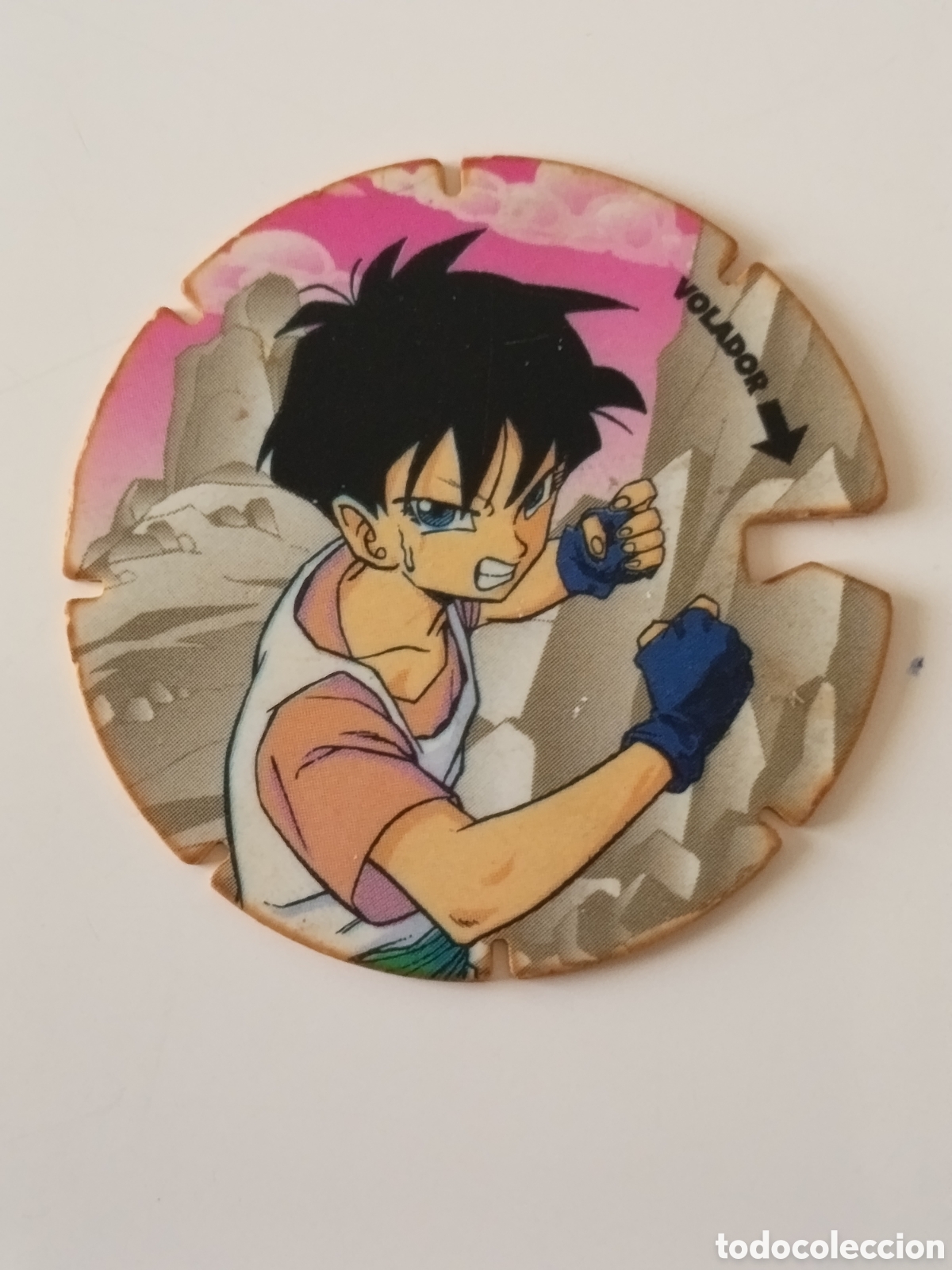Coleccionismo cromos antiguos: Tazo Drag&oacute;n Ball Z serie Roja n&uacute;mero 18 Videl