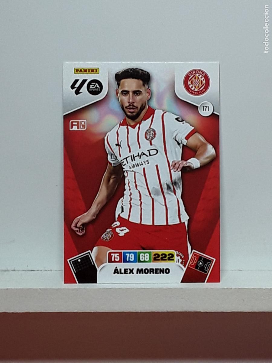 Coleccionismo cromos antiguos: ADRENALYN 2025 2026 25 26 ALBUM PANINI LIGA N 171 GIRONA ALEX MORENO