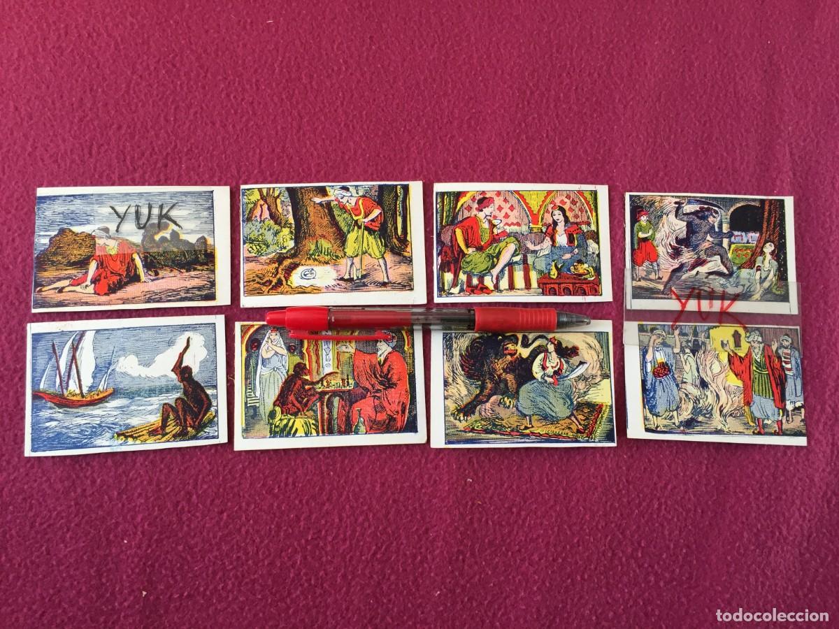 Coleccionismo cromos antiguos: RARISIMA COLECCION COMPLETA DE 8 CROMOS DEL PRINCIPE ENCANTADO DE EDITORIAL EL GATO NEGRO -A&Ntilde;OS 20
