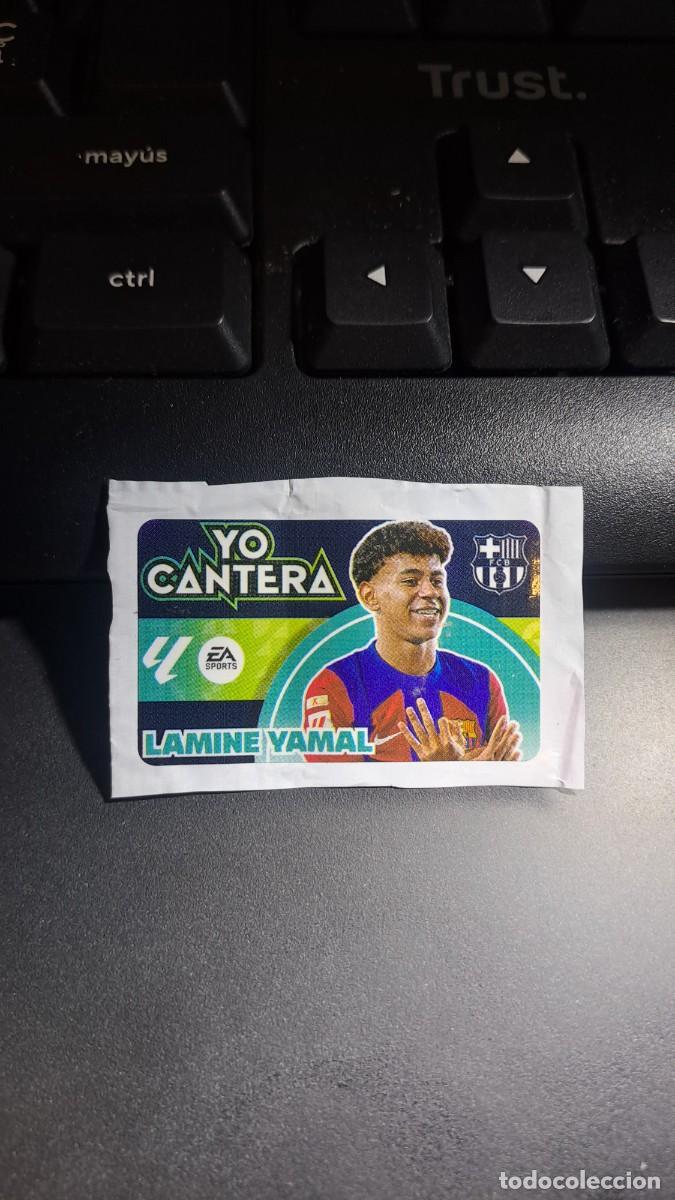 Coleccionismo cromos antiguos: CROMO CHICLE LIGA LAMINE YAMAL BARCELONA YO CANTERA 2024 2025 24 25 ESTE PANINI NUNCA PEGADO