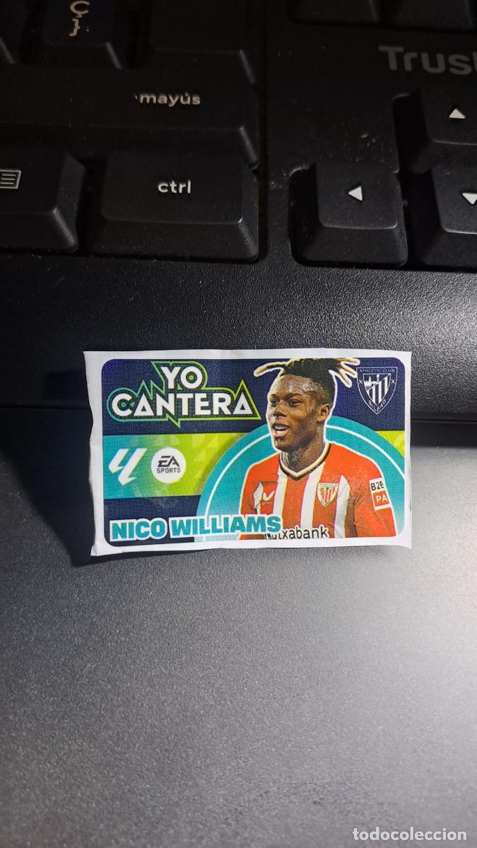 Coleccionismo cromos antiguos: CROMO CHICLE LIGA NICO WILLIAMS ATHLETIC CLUB BILBAO YO CANTERA 2024 2025 24 25 ESTE PANINI NUNCA PE