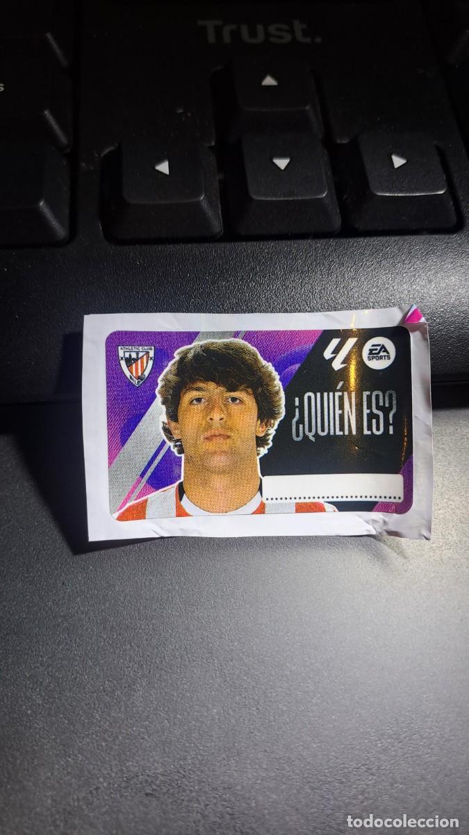 Coleccionismo cromos antiguos: CROMO UNAI GOMEZ ATHLETIC CLUB BILBAO &iquest;QUIEN ES? CHICLE LIGA 2025 2026 25 26 ESTE PANINI NUNCA PEGAD