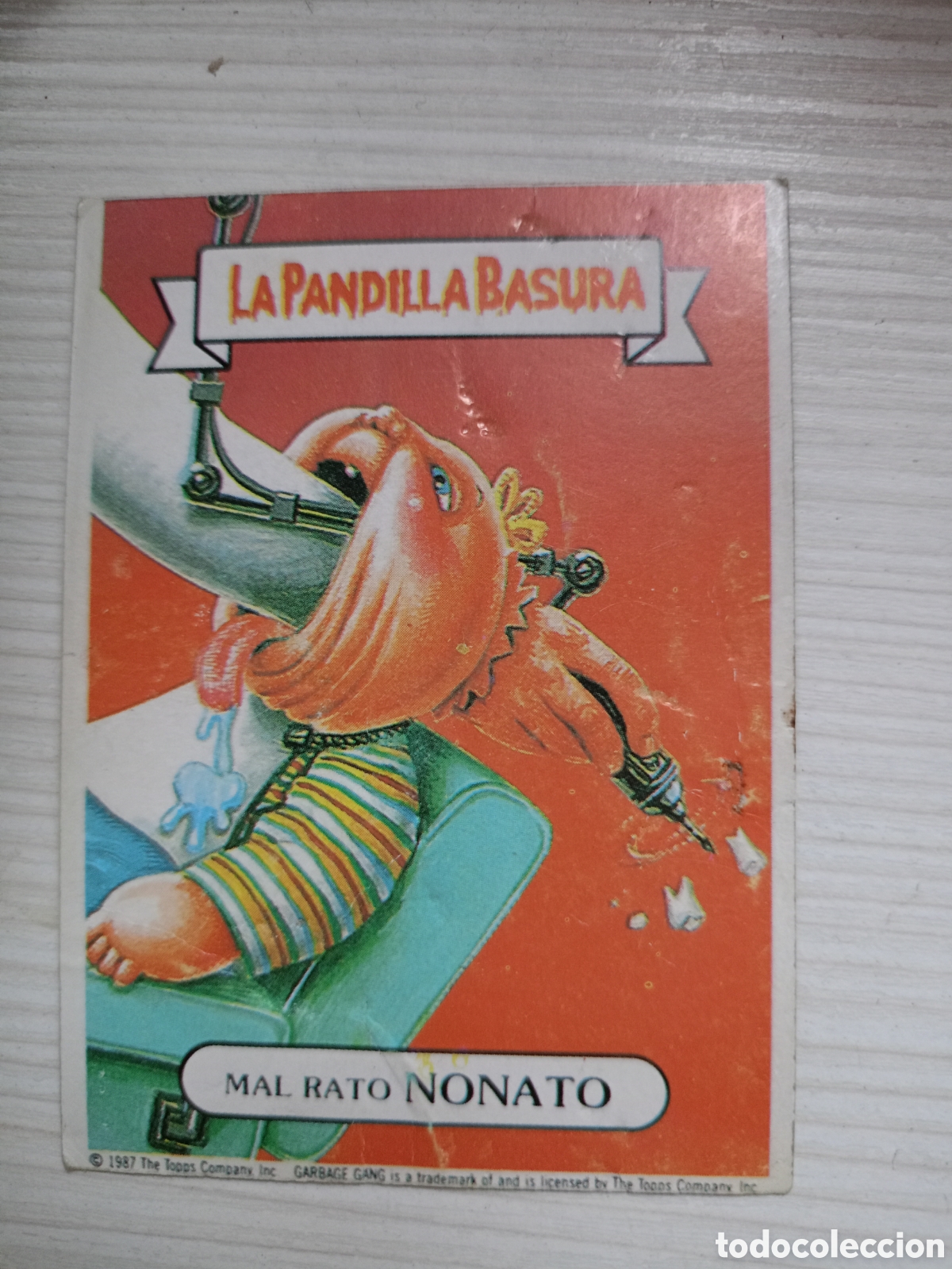 Coleccionismo cromos antiguos: CROMO RECUPERADO LA PANDILLA BASURA N&ordm;51 MAL RATO NONATO SUPER POP