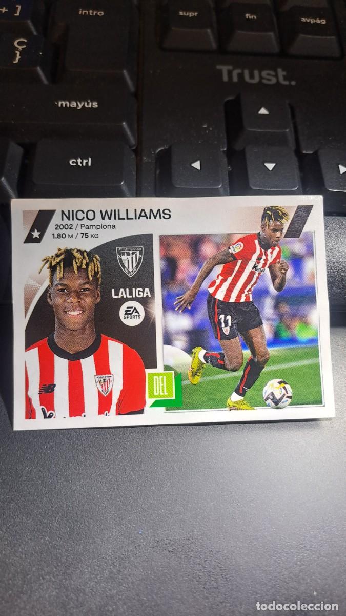 Coleccionismo cromos antiguos: CROMO NICO WILLIAMS 17 ATHLETIC CLUB DE BILBAO LIGA 2023 2024 23 24 ESTE PANINI NUNCA PEGADO