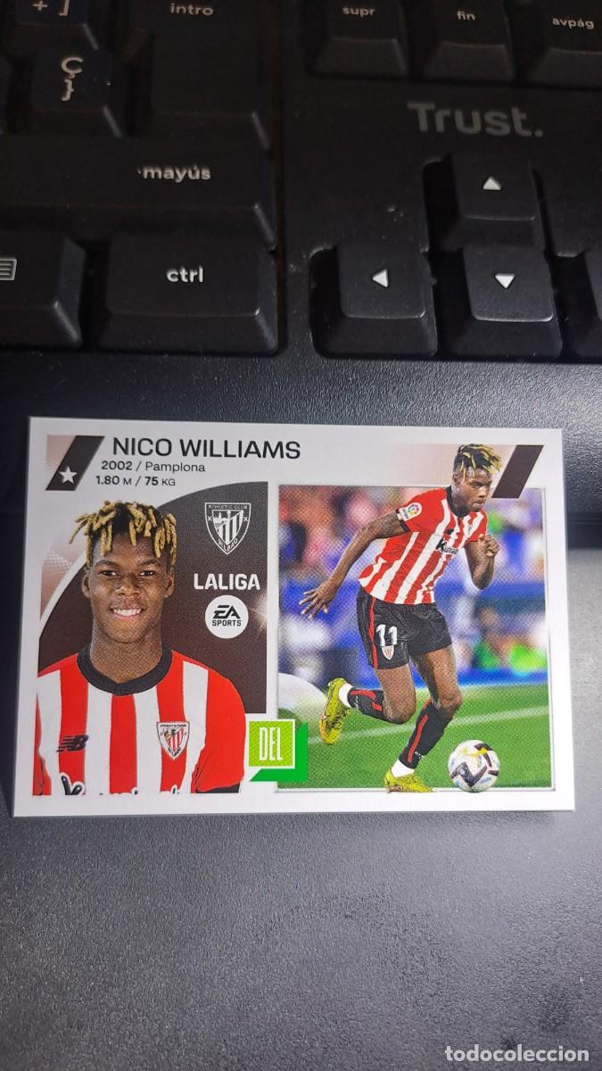 Coleccionismo cromos antiguos: CROMO NICO WILLIAMS 17 ATHLETIC CLUB DE BILBAO LIGA 2023 2024 23 24 ESTE PANINI NUNCA PEGADO