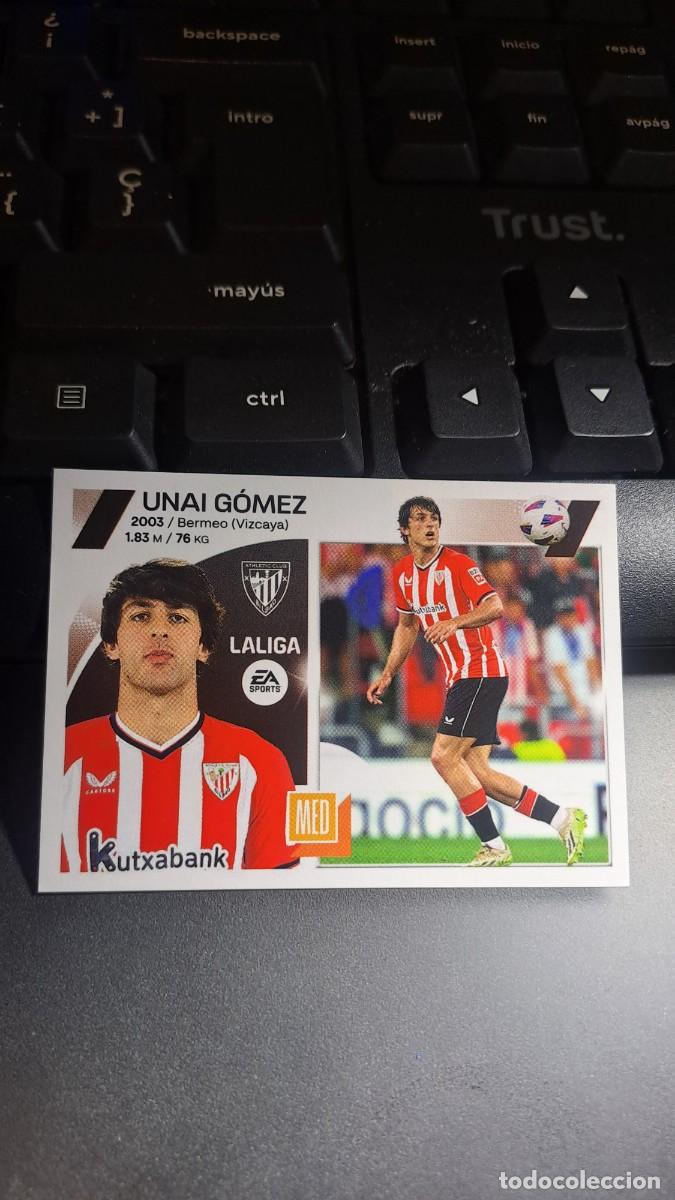 Coleccionismo cromos antiguos: CROMO UNAI GOMEZ 15 BIS COLOCA ATHLETIC CLUB DE BILBAO LIGA 2023 2024 23 24 ESTE PANINI NUNCA PEGADO