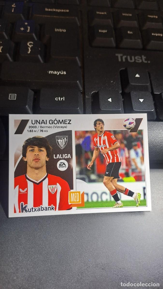 Coleccionismo cromos antiguos: CROMO UNAI GOMEZ 15 BIS COLOCA ATHLETIC CLUB DE BILBAO LIGA 2023 2024 23 24 ESTE PANINI NUNCA PEGADO
