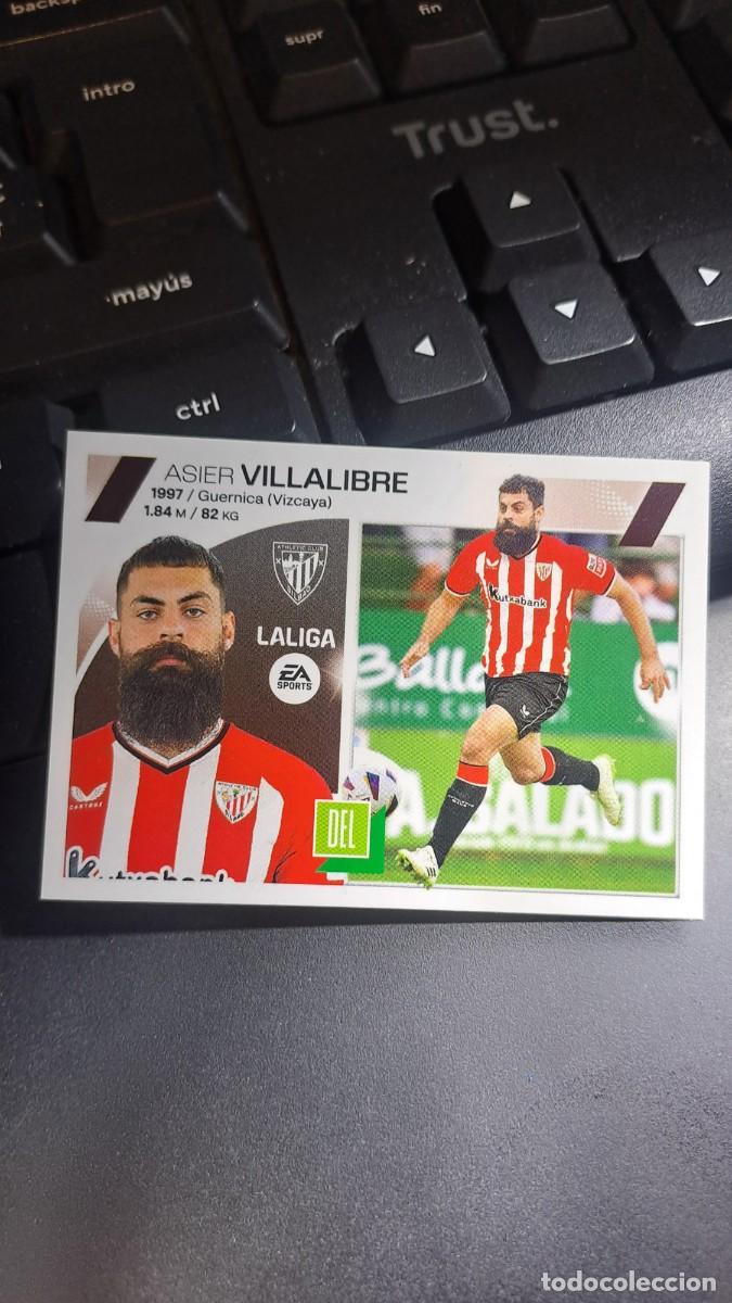 Coleccionismo cromos antiguos: CROMO VILLALIBRE 19 BIS COLOCA ATHLETIC CLUB DE BILBAO LIGA 2023 2024 23 24 ESTE PANINI NUNCA PEGADO
