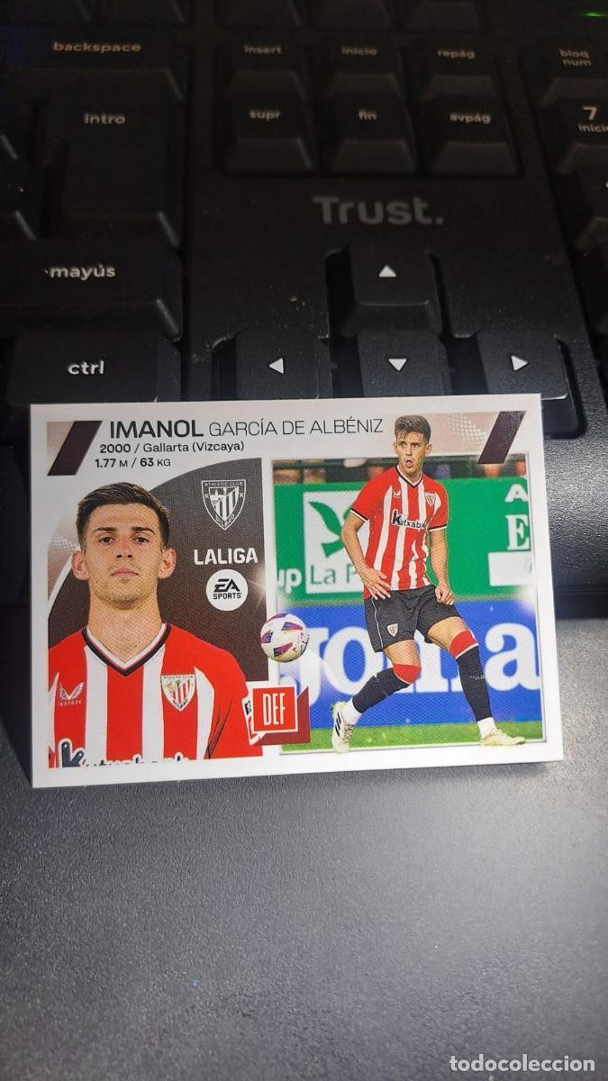 Coleccionismo cromos antiguos: CROMO IMANOL 10 BIS COLOCA ATHLETIC CLUB DE BILBAO LIGA 2023 2024 23 24 ESTE PANINI NUNCA PEGADO