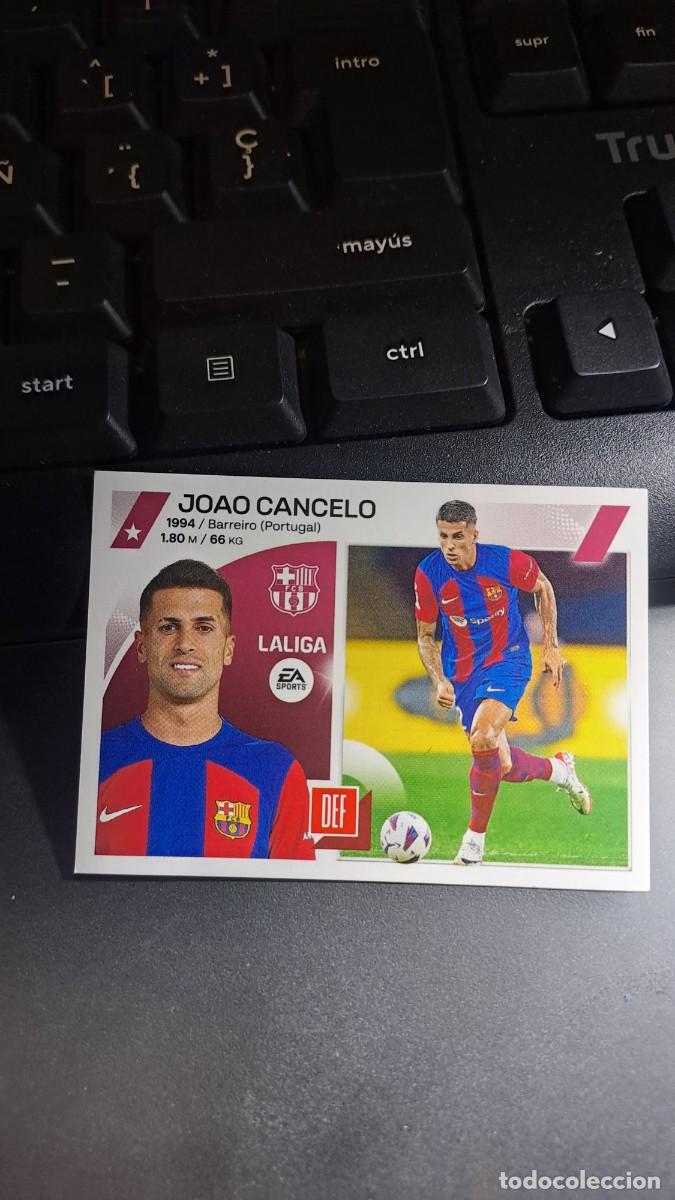 Coleccionismo cromos antiguos: CROMO JOAO CANCELO ULTIMOS FICHAJES FICHAJE 55 BARCELONA LIGA 2023 2024 23 24 ESTE PANINI NUNCA PEGA
