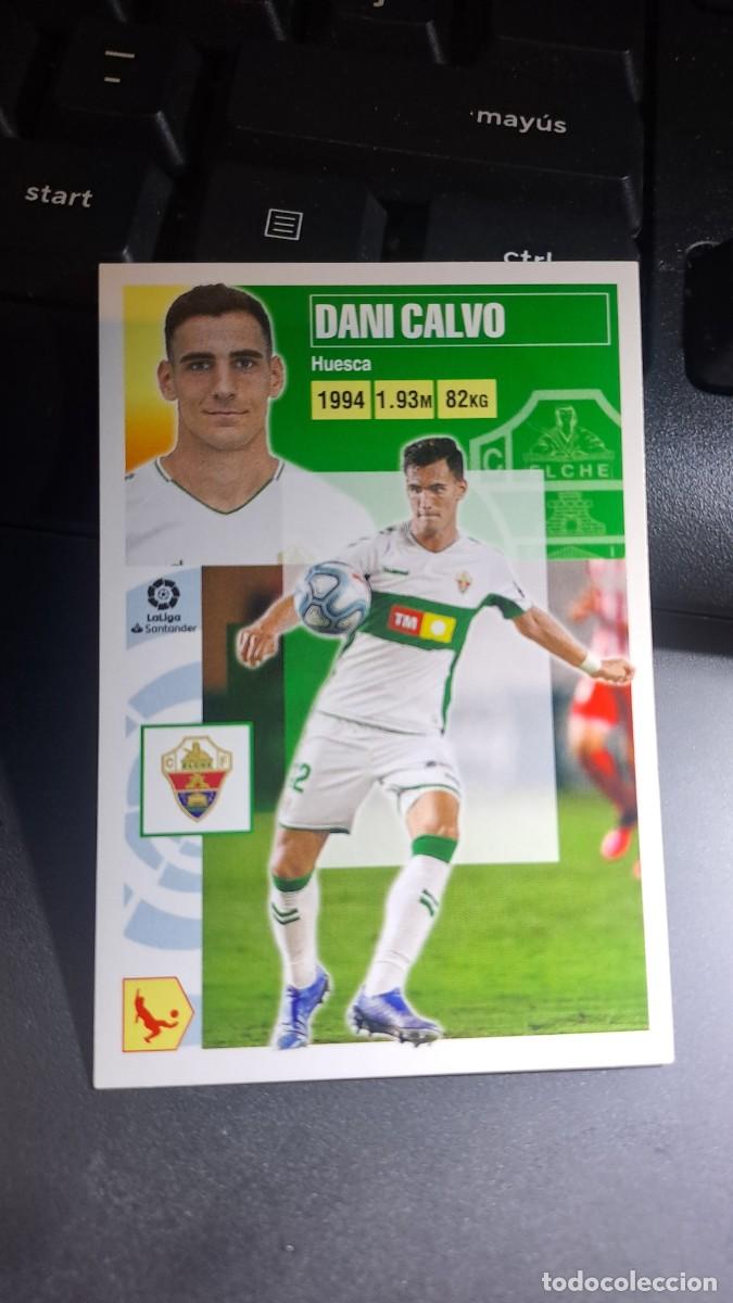 Coleccionismo cromos antiguos: CROMO DANI CALVO 7 ELCHE LIGA 2020 2021 20 21 ESTE PANINI NUNCA PEGADO