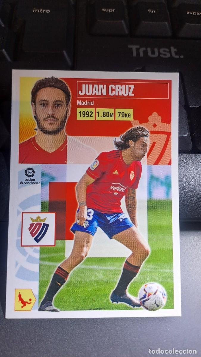 Coleccionismo cromos antiguos: CROMO JUAN CRUZ 9 OSASUNA LIGA 2020 2021 20 21 ESTE PANINI NUNCA PEGADO