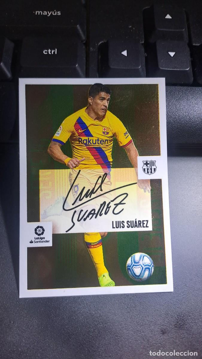 Coleccionismo cromos antiguos: CROMO LUIS SUAREZ 14 BARCELONA SERIE 10 LIGA 2020 2021 20 21 ESTE PANINI NUNCA PEGADO