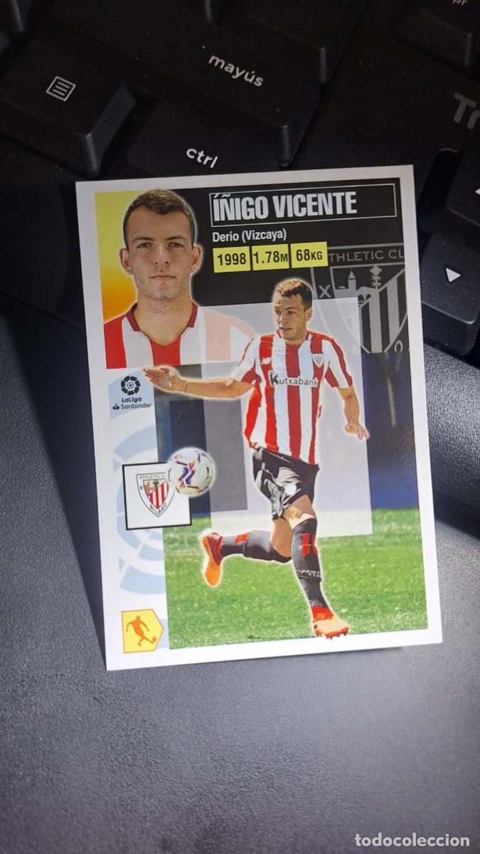 Coleccionismo cromos antiguos: CROMO I&Ntilde;IGO VICENTE 41 FICHAJE 41 ATHLETIC CLUB BILBAO 2020 2021 20 21 ESTE PANINI NUNCA PEGADO