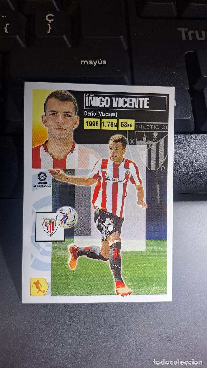 Coleccionismo cromos antiguos: CROMO I&Ntilde;IGO VICENTE 41 FICHAJE 41 ATHLETIC CLUB BILBAO 2020 2021 20 21 ESTE PANINI NUNCA PEGADO