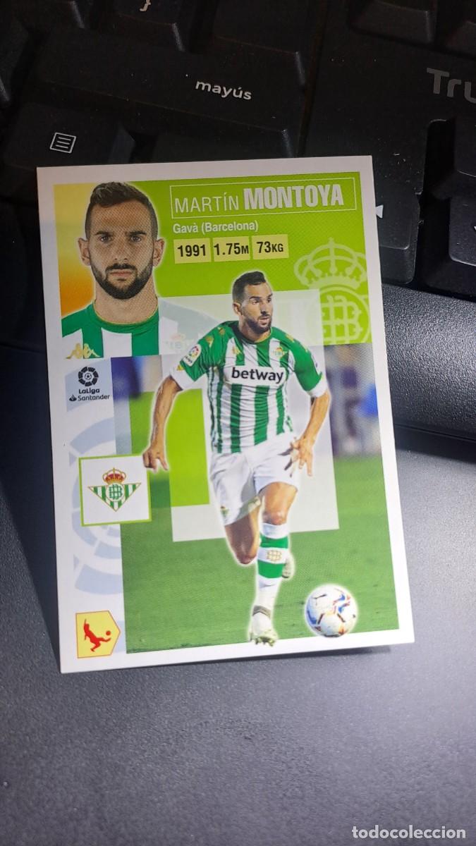 Coleccionismo cromos antiguos: CROMO MONTOYA 7 ULTIMOS FICHAJES 7 FICHAJE 7 BETIS LIGA 2020 2021 20 21 ESTE PANINI NUNCA PEGADO
