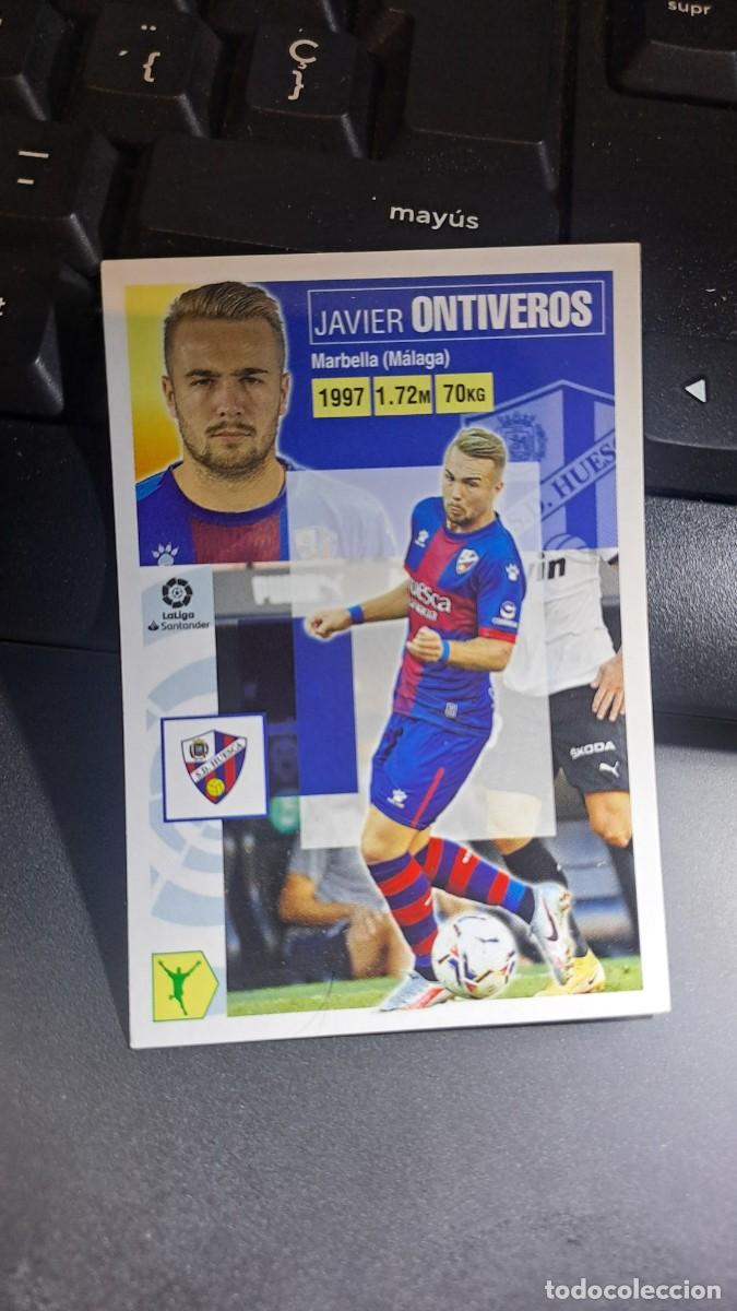Coleccionismo cromos antiguos: CROMO ONTIVEROS 59 ULTIMOS FICHAJES 59 FICHAJE 59 HUESCA LIGA 2020 2021 20 21 ESTE PANINI NUNCA PEGA