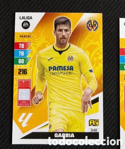 Coleccionismo cromos antiguos: 349 GABBIA VILLARREAL Panini Adrenalyn XL LaLiga 2023 2024