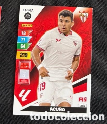 Coleccionismo cromos antiguos: 314 ACU&Ntilde;A SEVILLA Panini Adrenalyn XL LaLiga 2023 2024