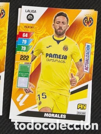 Coleccionismo cromos antiguos: 360 BIS MORALES VILLARREAL Panini Adrenalyn XL LaLiga 2023 2024