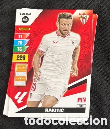 Coleccionismo cromos antiguos: 317 RAKITIC SEVILLA Panini Adrenalyn XL LaLiga 2023 2024