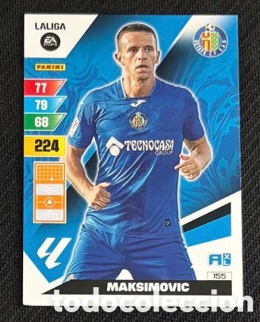 Coleccionismo cromos antiguos: 155 MAKSIMOVIC GETAFE Panini Adrenalyn XL LaLiga 2023 2024